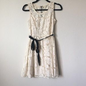 Just Ginger Ivory Lace Dress